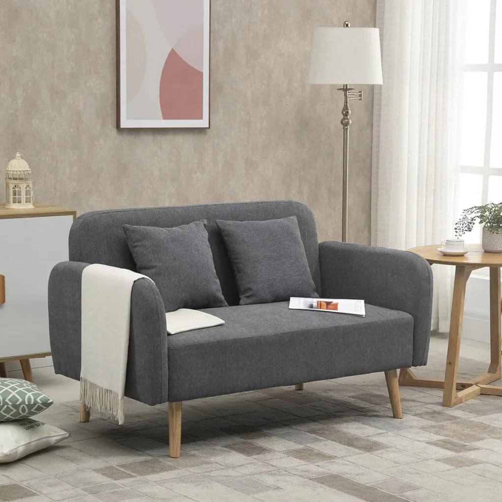 2-Sitzer Doppelsofa 130 cm x 70 cm x 80 cm