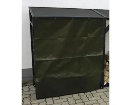 Erweiterung Kaminholzregal mit Wetterschutz anthrazit