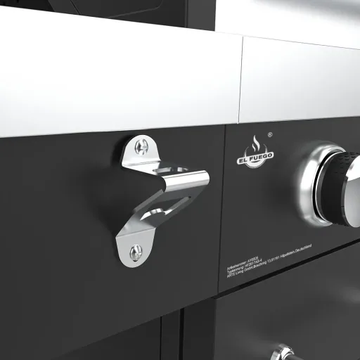 Gasgrill "Kingston" mit Infrarot-Seitenbrenner, inklusive Abdeckhaube