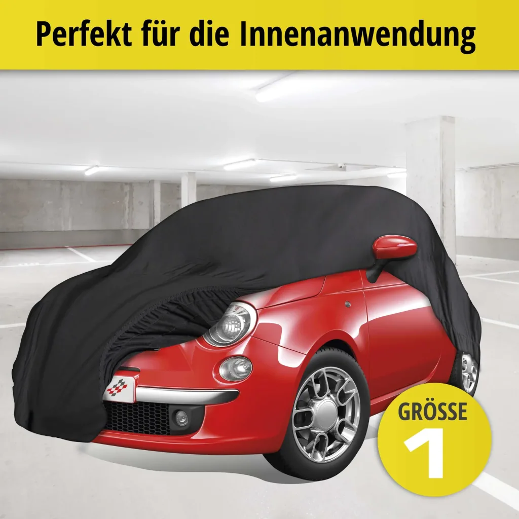 Autoabdeckplane indoor soft - Größe 1 - 401 x 400 x 130 cm - PES - Elasthan