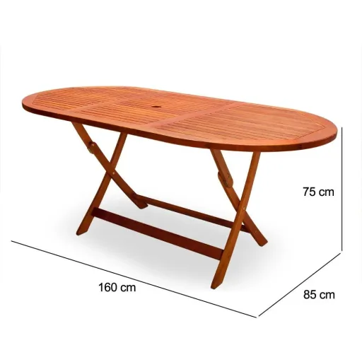 Gartentisch Akazienholz FSC-zertifiziert 160x85x75cm