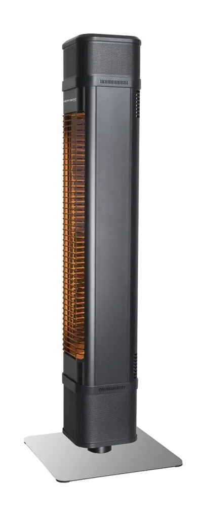 Terrassenheizer Heat and Beat Tower, stehend mit integriertem Lautsprecher