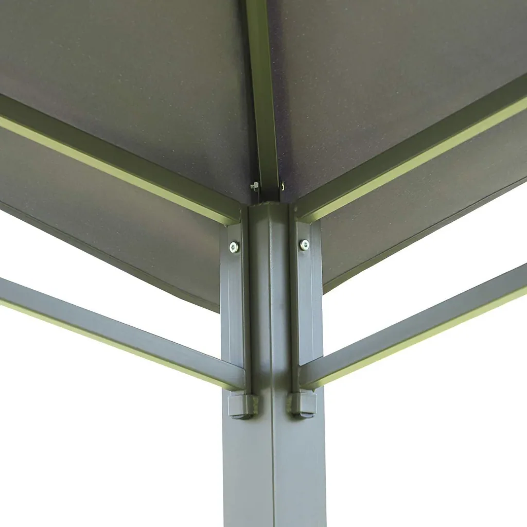 Gartenzelt mit geometrischem Laubendach