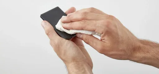 Vakuum Pad, Klett und Velour