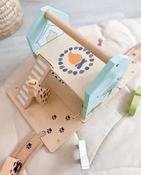 Jabadabado Kinderspielzeug, Holzspielzeug - Spielbahnset Go on Safari