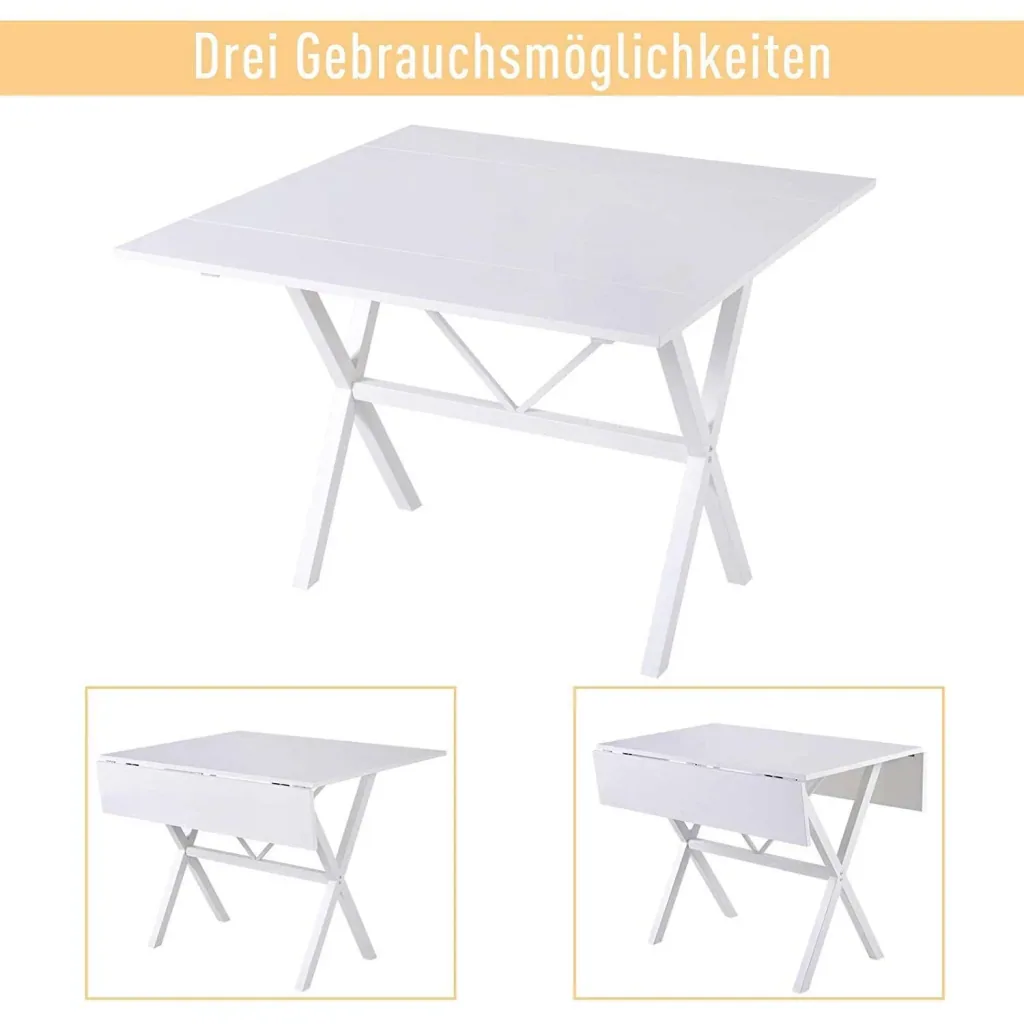 Klapptisch als Esstisch