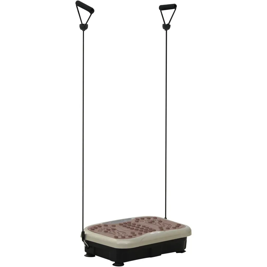 Vibrationsplatte Vibrationstrainer Vibrationsgerät LED-Anzeige USB-Lautsprecher Trainingsbänder Fernbedienung