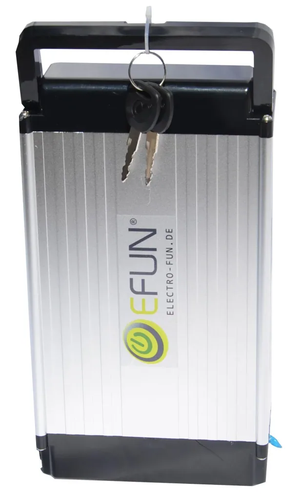 Akku Lithium Ionen 36 Volt 10 Ah REAR RACK E-Bike E-FUN