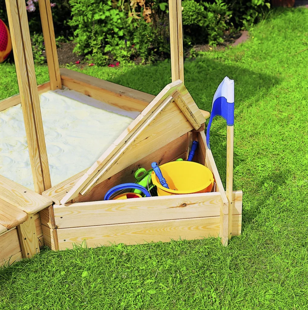 Sitz- & Bugbox für Sandkasten "Peter"