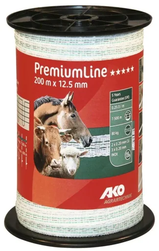 Weidezaunband Premium Line, 200 m, 12,5 mm
