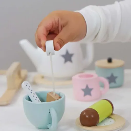 Jabadabado Kinderspielzeug, Kindergeschirrset, Spielset - Nachmittagstee
