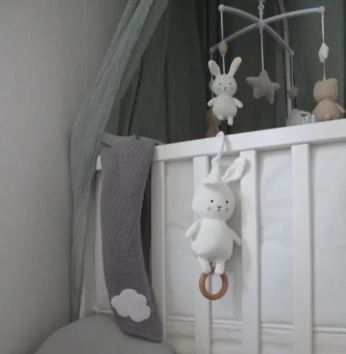 Jabadabado Kinderspielzeug, Spieluhr - Bunny