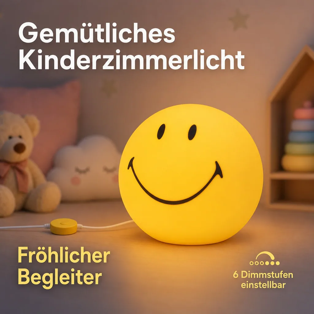 Mr. Maria Lampe, Nachtlicht, Nachtlampe - Smiley® Star Light