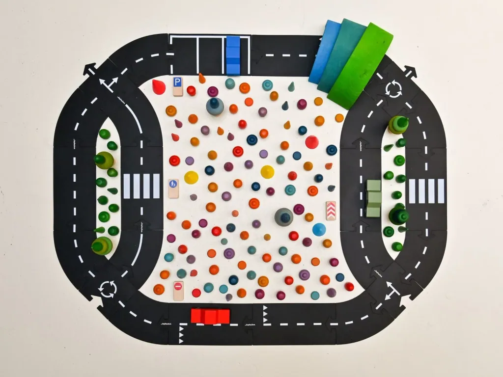 Waytoplay Spielzeug Rennstrecke + 1 Auto, Geschenkset