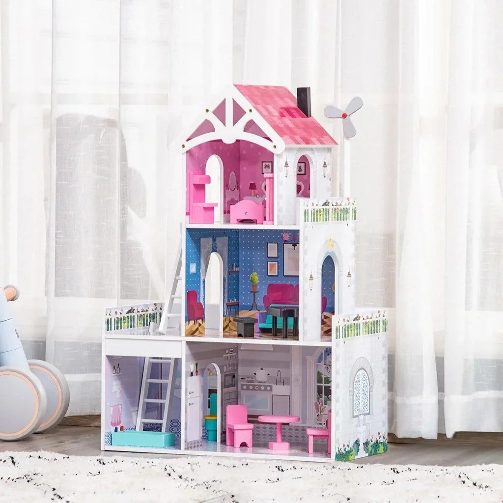 Kinder Puppenhaus 60 cm x 29 cm x 85 cm