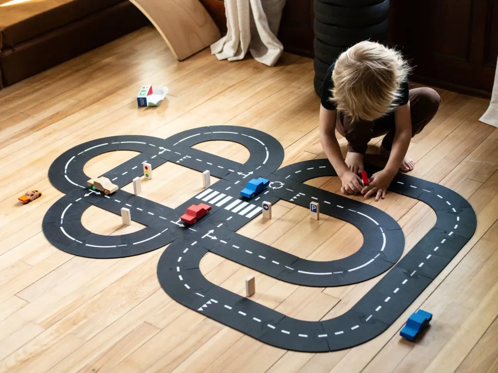 Waytoplay Verkehrszeichen, Straßensperren - holz
