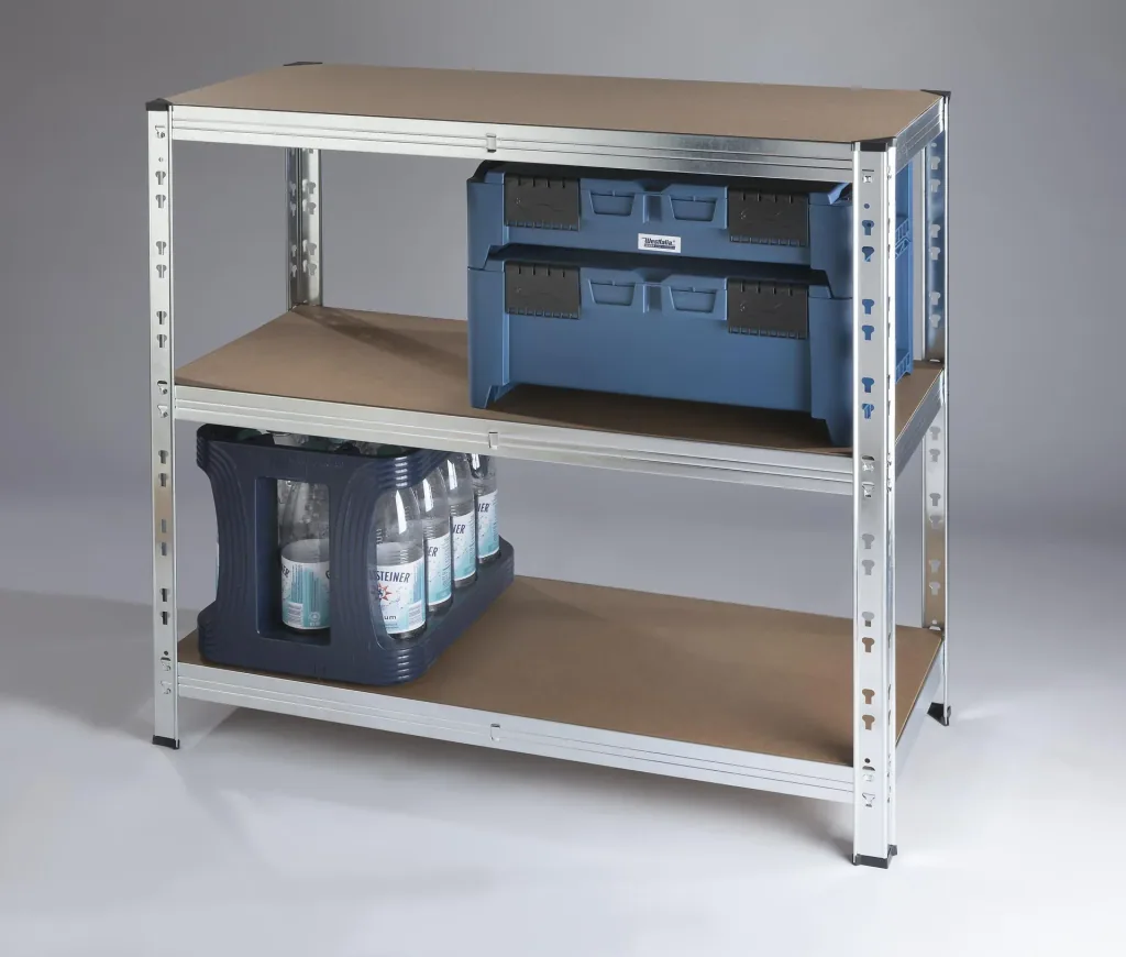 Lagerregal 525 kg Tragkraft, 90 x 90 x 40 cm