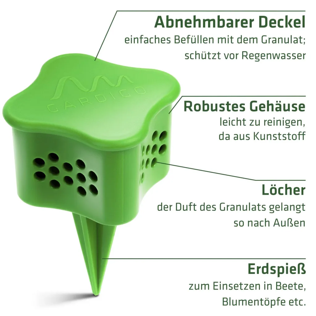 Katzenverdufter mit Beet-Stecker