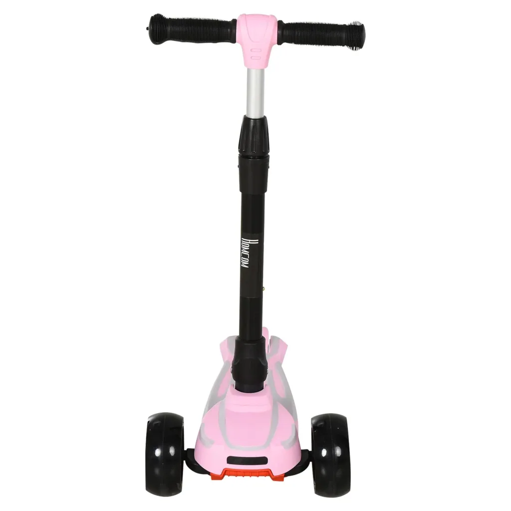 Mädchenroller mit einstellbarer Höhe, rosa