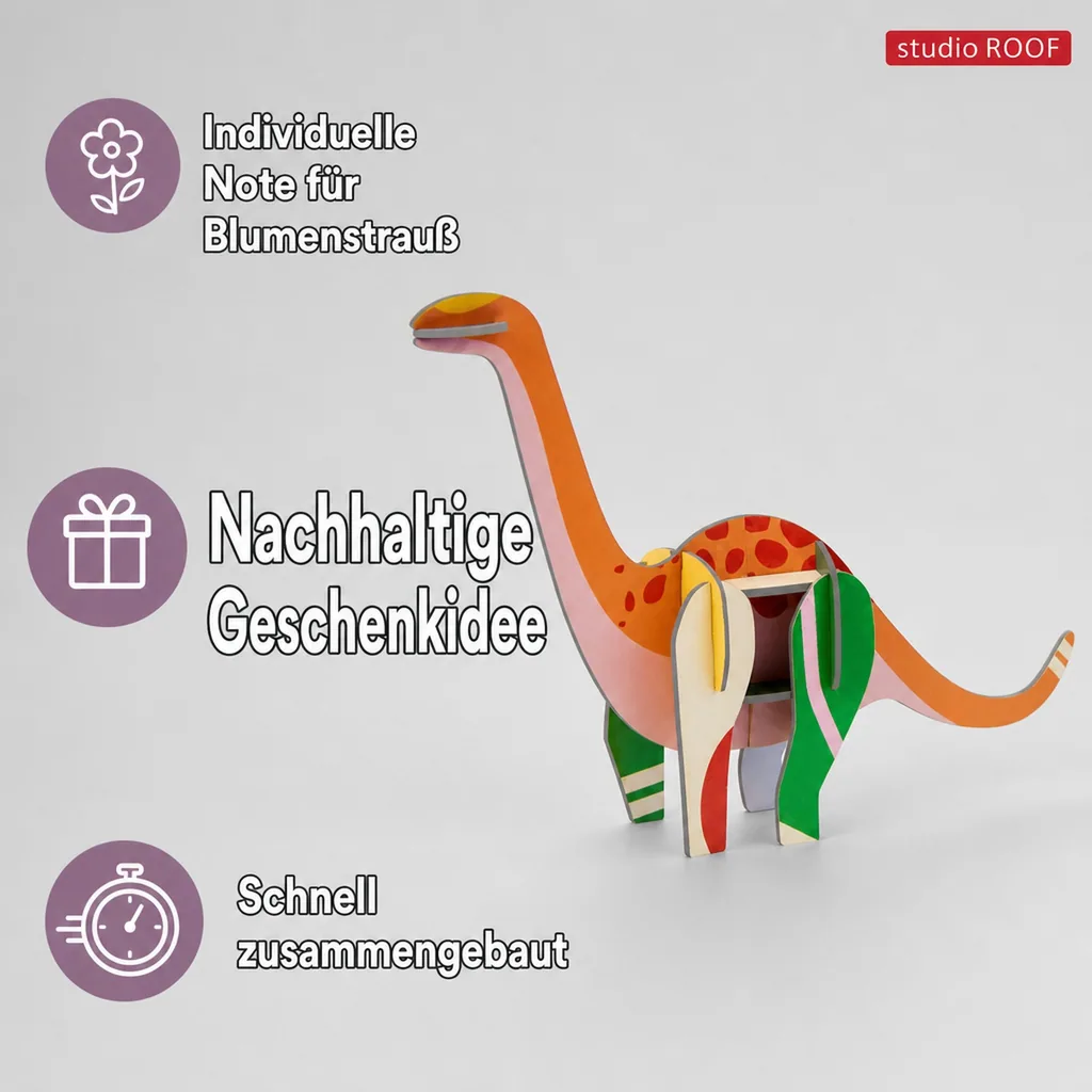 Studio ROOF Ornament, Bastel-Set, 3D Wandobjekt - Diplo