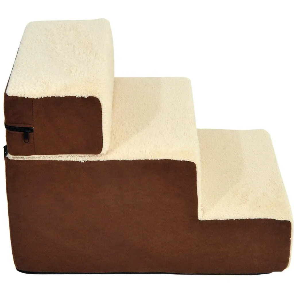 Hundetreppe Katzentreppe Einstiegshilfe Beige
