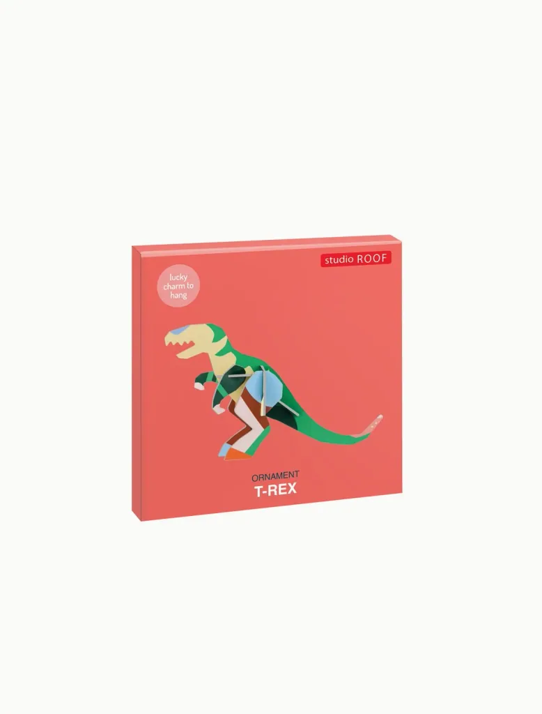 Studio ROOF Ornament, Bastel-Set, 3D Wandobjekt - T-rex