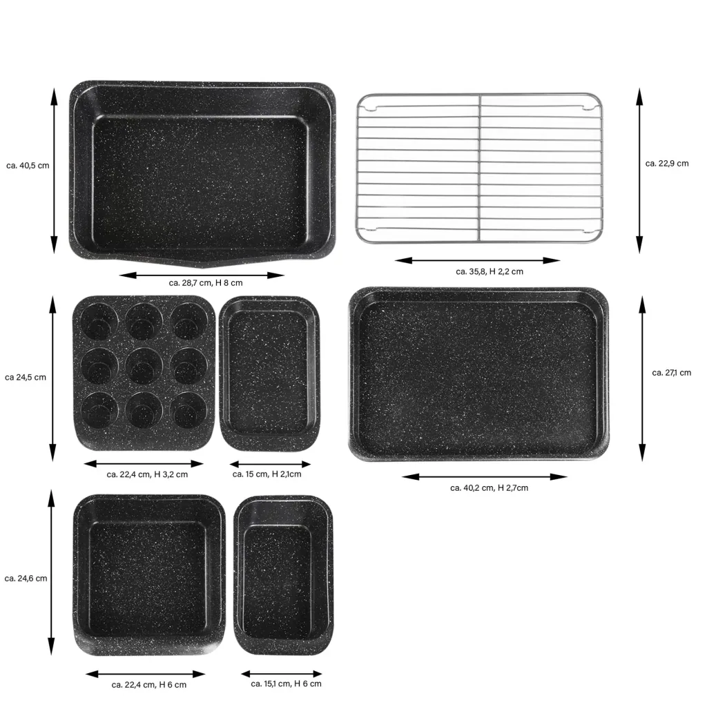 Backformen-Set, 7-teilig