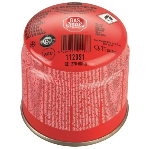 Gaskocher mit 4 Stützen 2050W Blau mit Gasflaschenbehälter