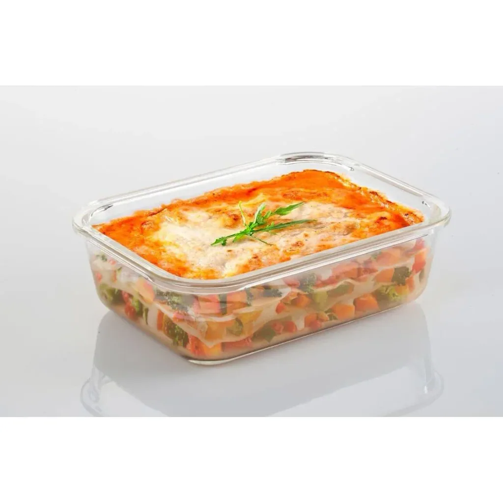Mehrzer - Frischebox - 2260ml - rechteckig - Bake-and-Lock - Rot