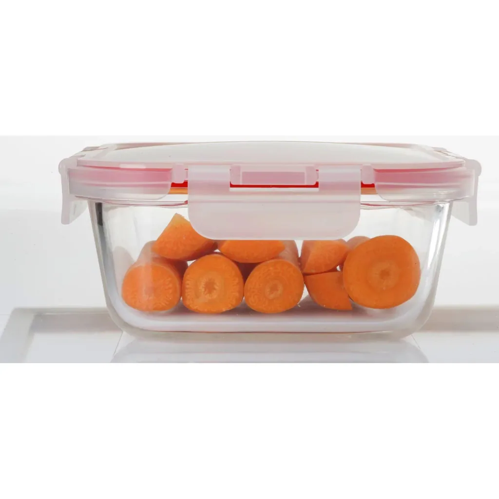 Mehrzer - Frischebox - 2260ml - rechteckig - Bake-and-Lock - Rot