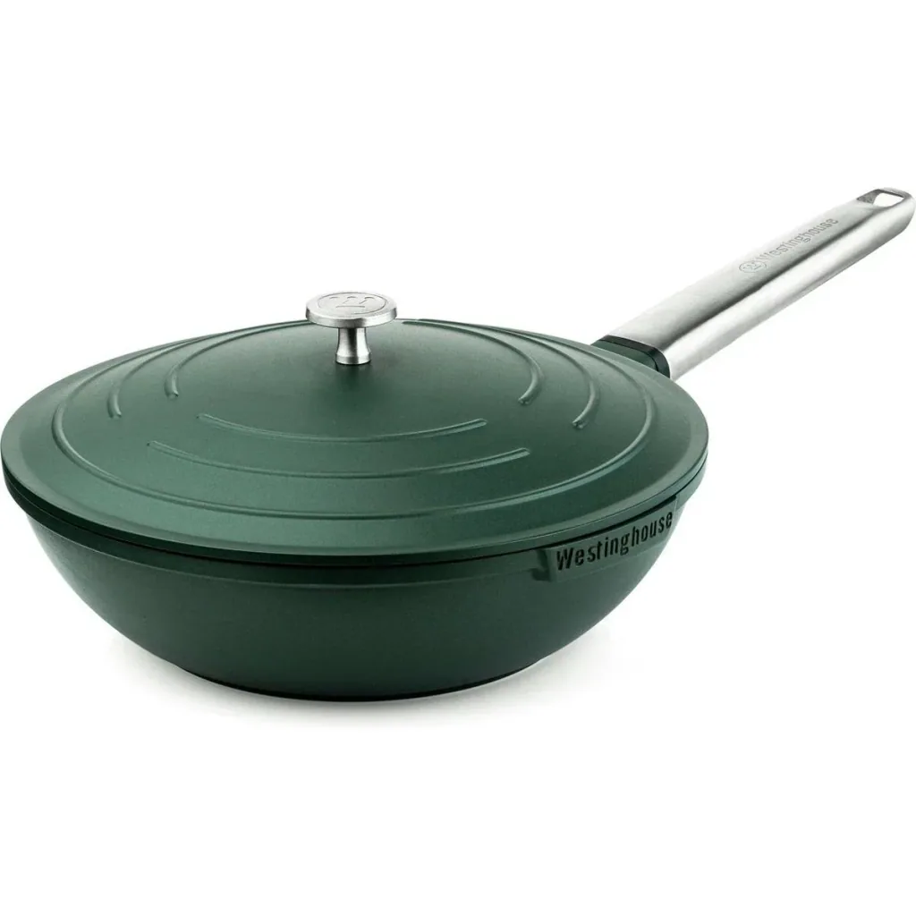 Performance Series Wokpfanne - Wok mit Deckel - 28 cm - Grün