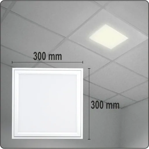 LED-Deckenleuchte - 18W - 30x30cm
