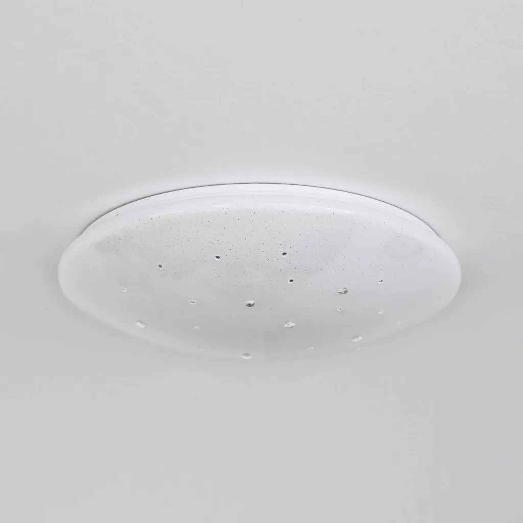 LED Glitzer- Decken-/Wandleuchte Shining Diamond 24W + Sleeptimer & Lichtfarbenwechsel Ø350 mm