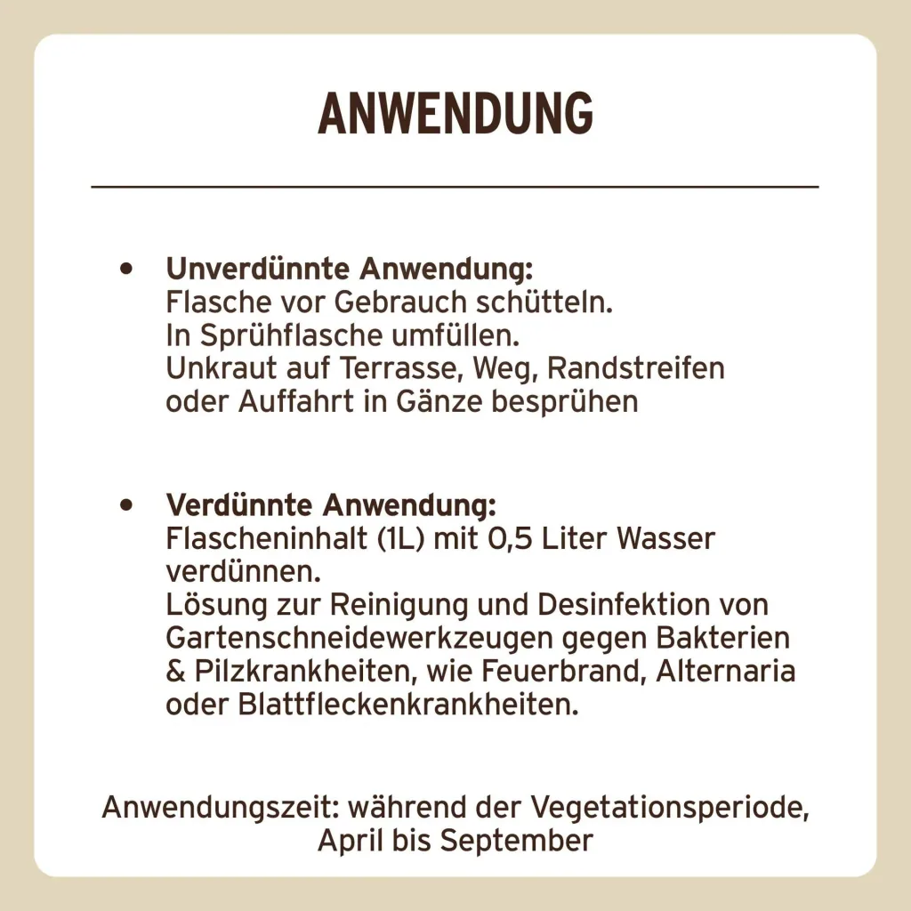 Grundstoff Acetum 1 Liter