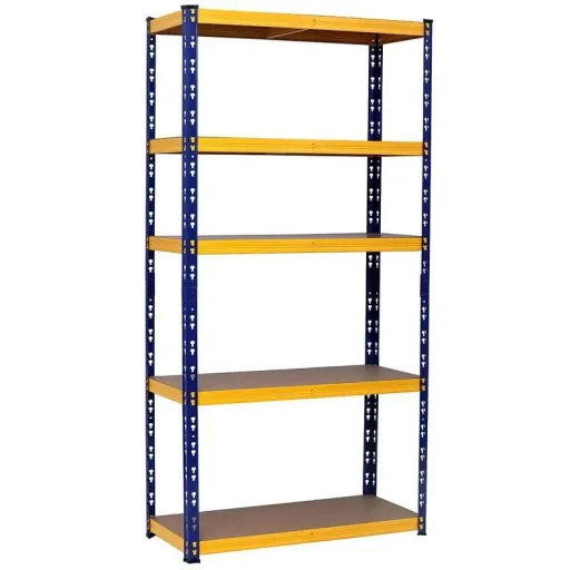 FSH Regalset MP 18040 - max 175 kg pro Fachboden - Blau/Orange - 2 Stück