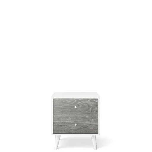 Romina Nachttisch, Nachtschrank, Nachtkommode - New York, 500x425x545 mm