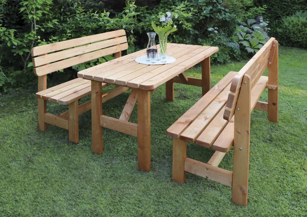 Holz-Garnitur Summer honigbraun