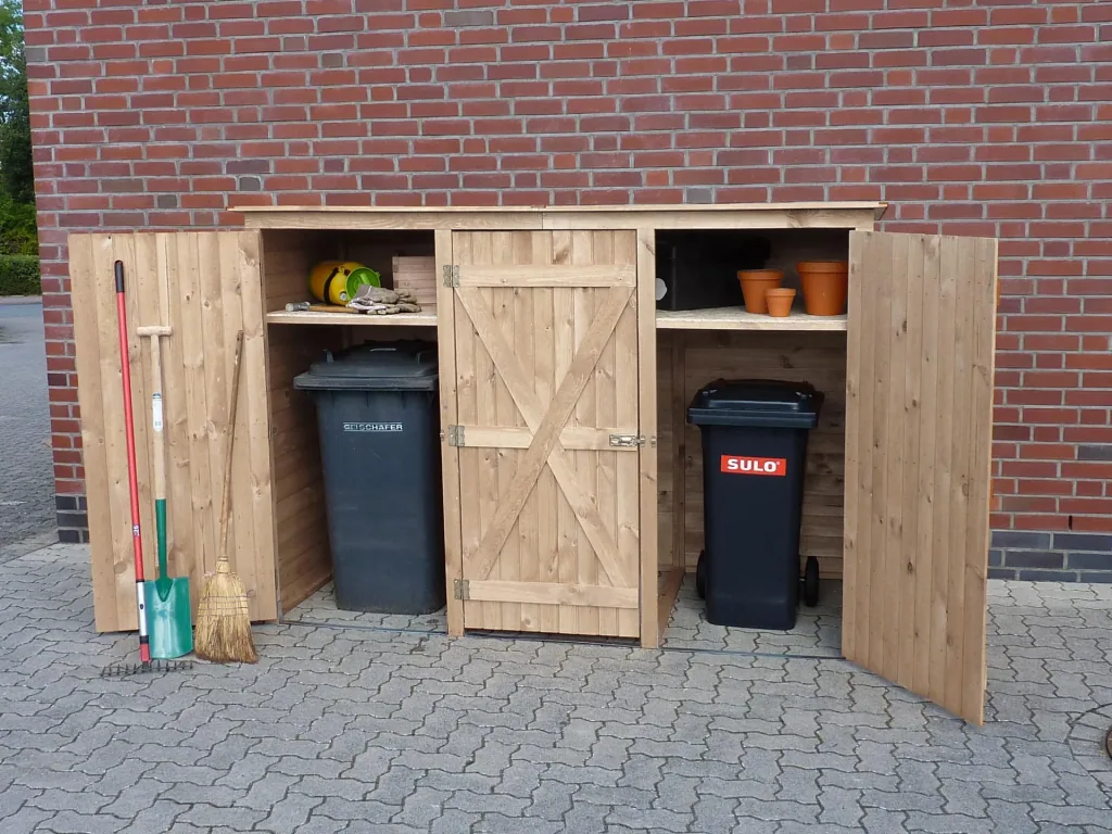 Mülltonnenschrank 3türig