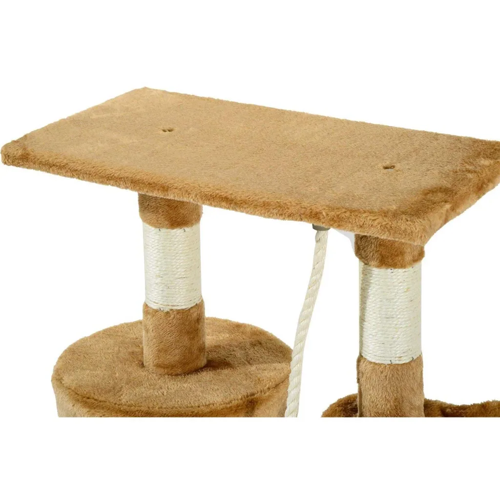 Kratzbaum Katzenbaum Kletterbaum Katzenbett Spielbaum Braun
