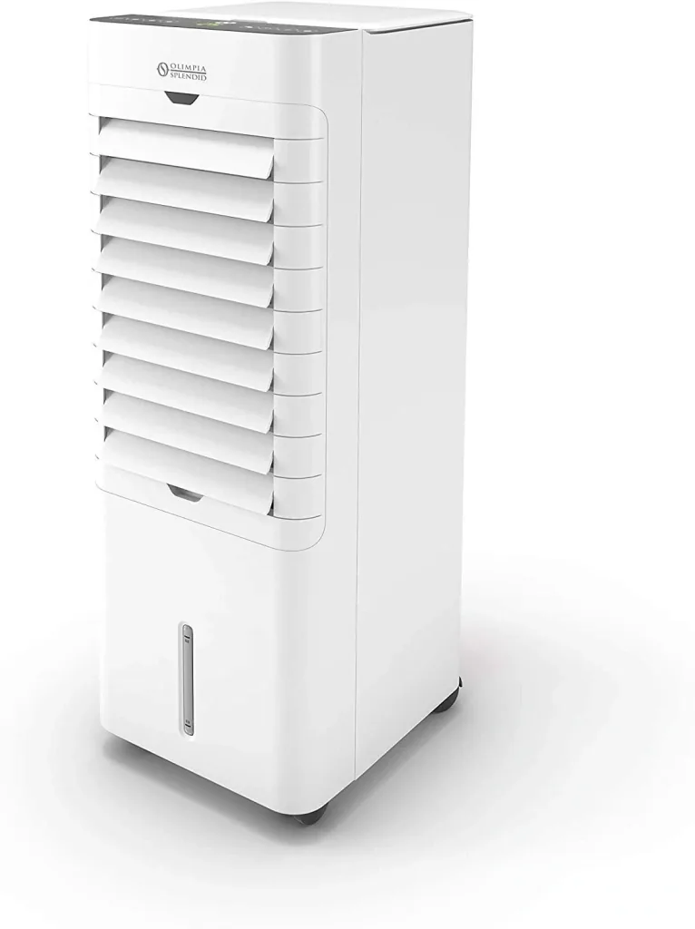 Olimpia Splendid Peler 6C - Luftkühler inkl. Zeitschaltuhr und Fernbedienung 75 Watt 6 L max. 25 m² mit Freihandgebläse
