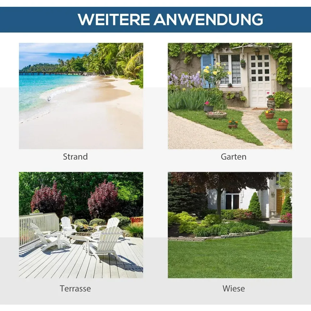 Strandmuschel für 2 Personen blau