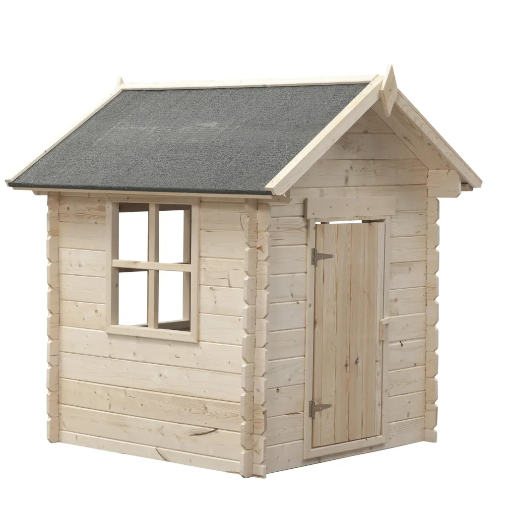 Spielhaus Monique Holz Satteldach 1200 mm x 1200 mm x 1600 mm