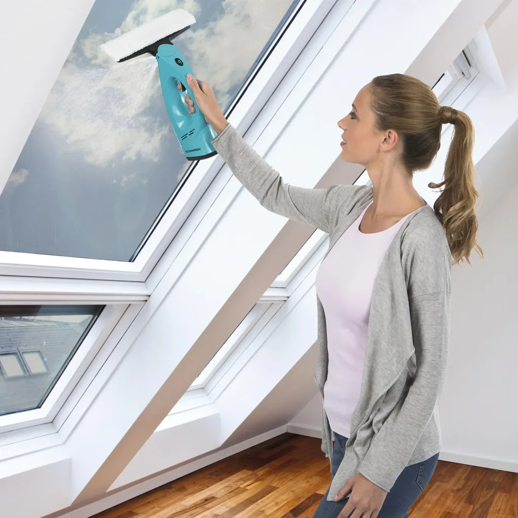 Akku Fensterreiniger 3in1 - Fenstersauger mit Sprüher - Einschäumer - Abzieher