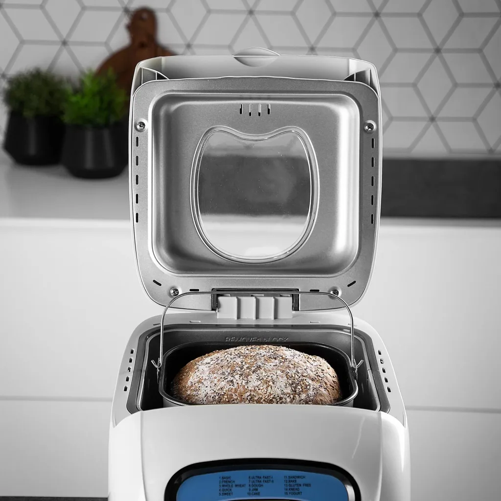 Brotbackautomat, Weiß, 600 Watt