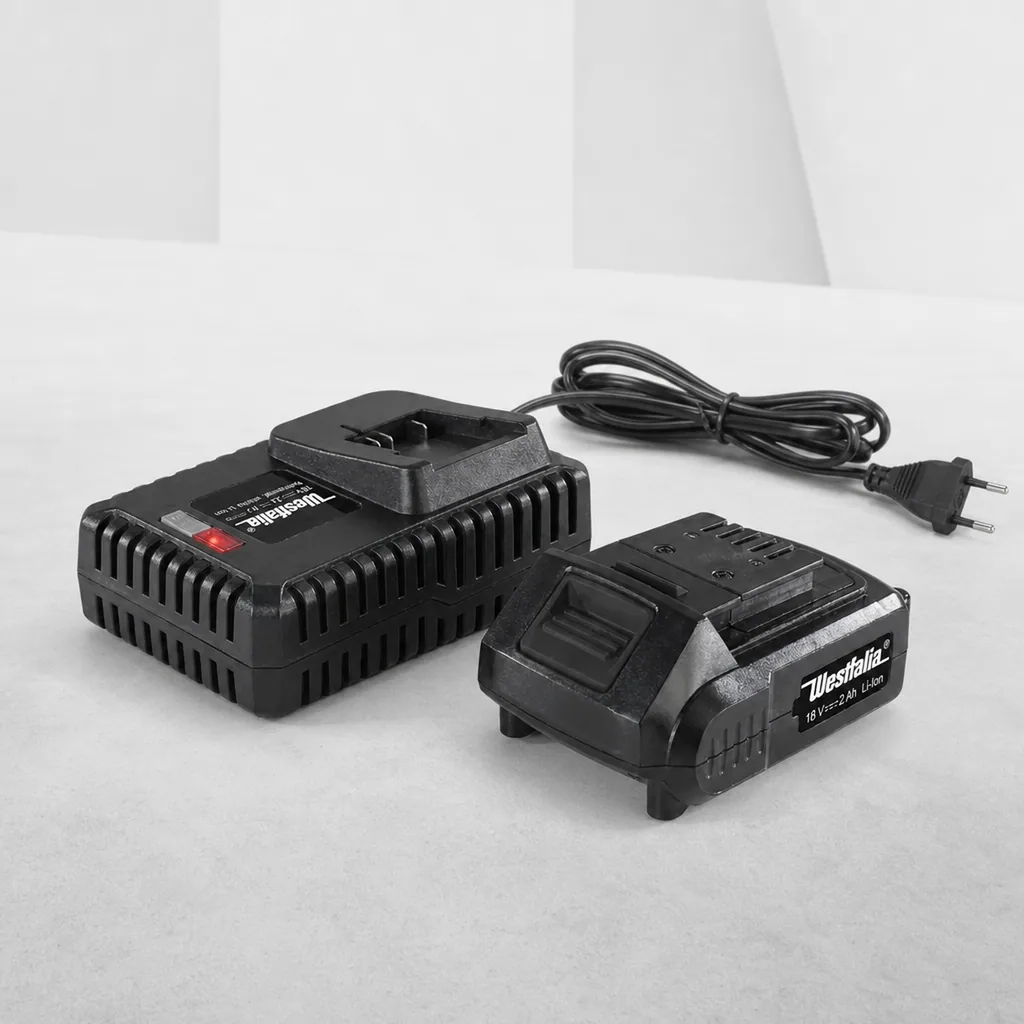 Starter-Set 18 Volt Li-Ionen Familie: 1 x Akku 2,0 Ah + 1 x Schnellladegerät