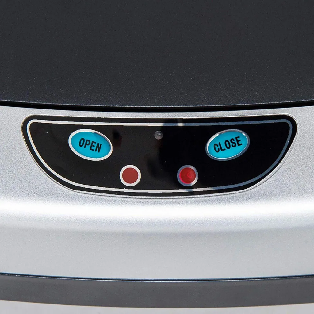 Mülleimer Automatik mit Infrarotsensor 48L Silber