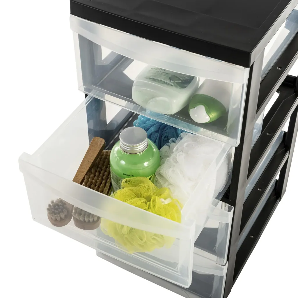 Rollcontainer DC-005 mit 4 mittleren Schubladen