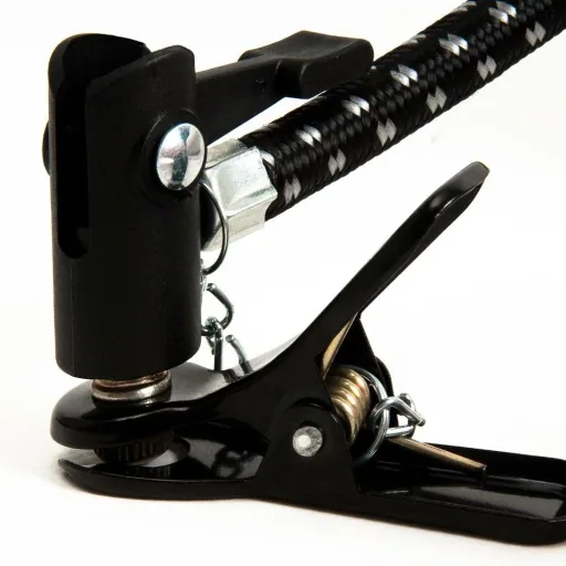 Stand-/Fahrradluftpumpe aus Aluminium mit Manometer