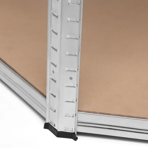Deuba Metall-Lagerregal/Eckregal mit 5 Fachböden - 875kg Kapazität - (HxBxT) 180x70x40 cm - 175kg pro Fachboden