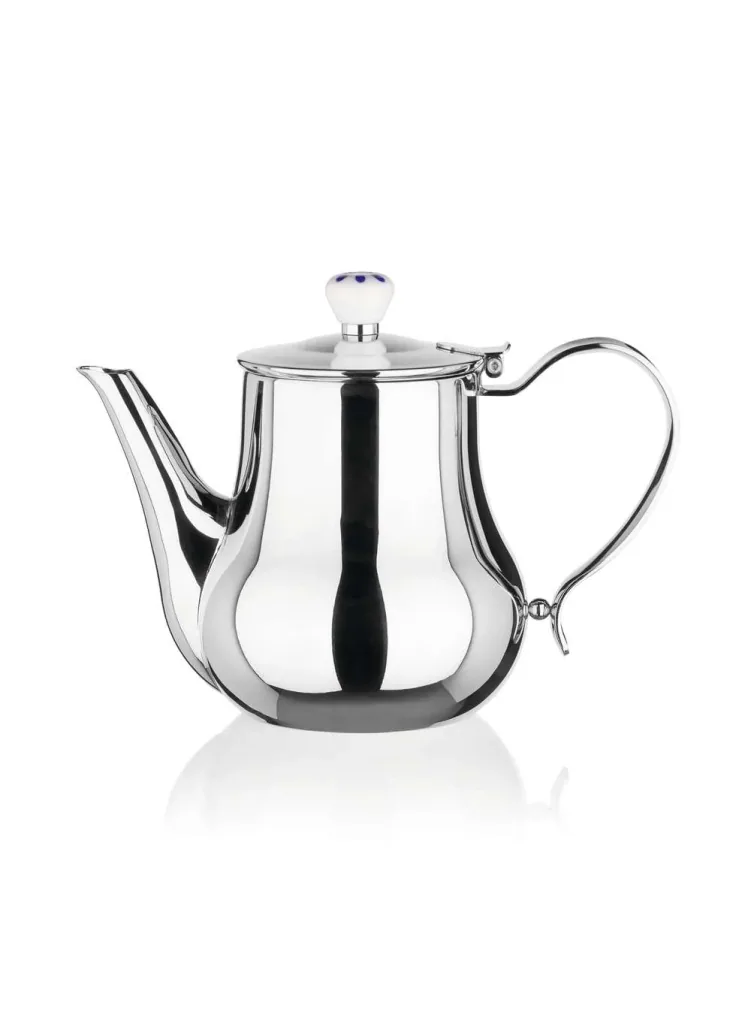 Samowar mit Teekocher, Russischer Teekessel Elektrisch - Rebecca III, mit Dispenser, Edelstahl, 5L